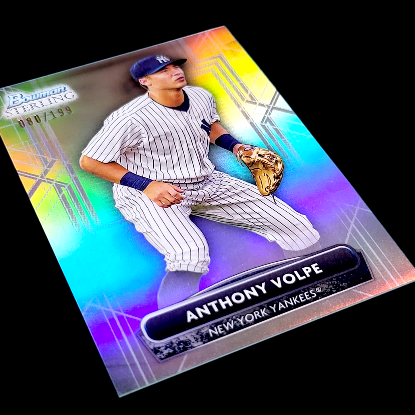2022 Bowman Sterling ANTHONY VOLPE Yankees Silver Refractor SP Rookie RC /199