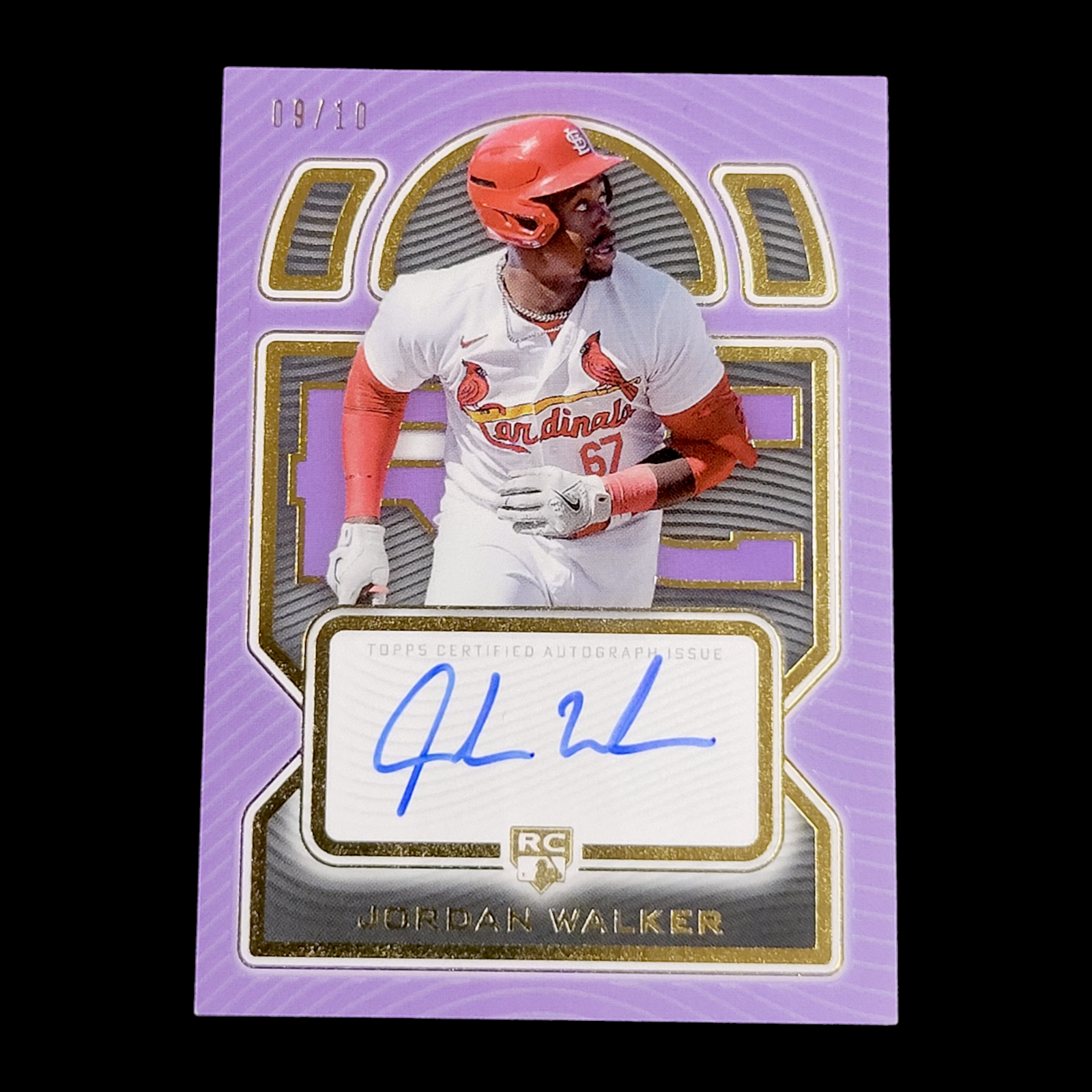 2023 Topps Definitive JORDAN WALKER Cards Purple Parallel Rookie Auto RC SSP /10