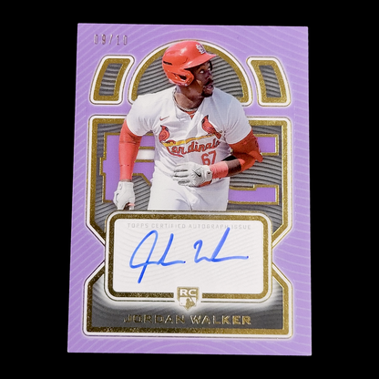 2023 Topps Definitive JORDAN WALKER Cards Purple Parallel Rookie Auto RC SSP /10