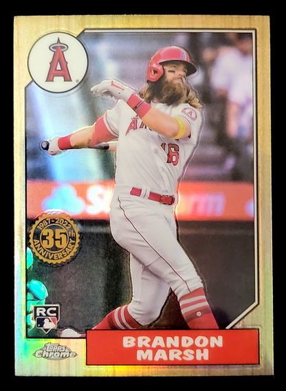 2022 Topps Chrome MLB 35th Anniversary - 1987 Topps Design - YOU PICK