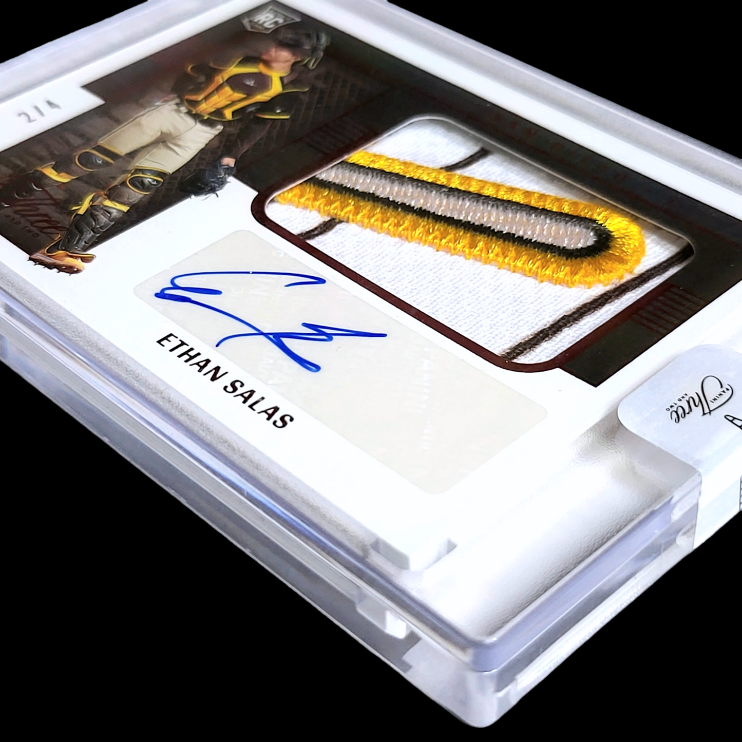 2023 Three & Two ETHAN SALAS Uncirculated SSP Red Foil Rookie Patch Auto RC /4