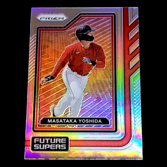 💥 2023 Panini Prizm MASATAKA YOSHIDA Future Supers Silver Holo RC Red Sox #FS11