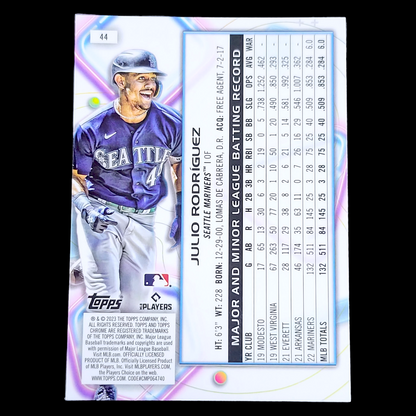 2023 Topps Chrome Cosmic - SEATTLE MARINERS - Pick a Player Card - FREE SHIP