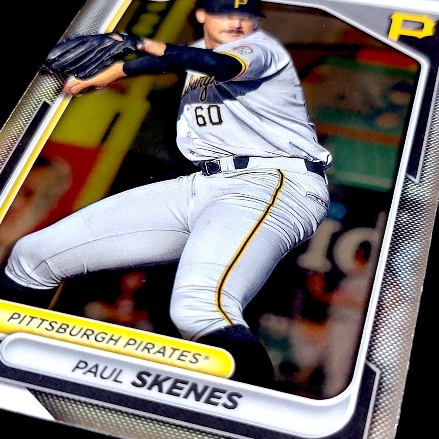 2024 Bowman Chrome PAUL SKENES Pittsburgh Pirates SP Chrome Rookie Card #BCP-125