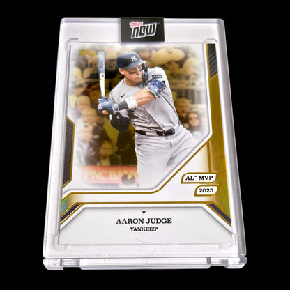 2025 Topps MVP Collection AARON JUDGE Yankees SP Gold Foil Encased 28/50 #49