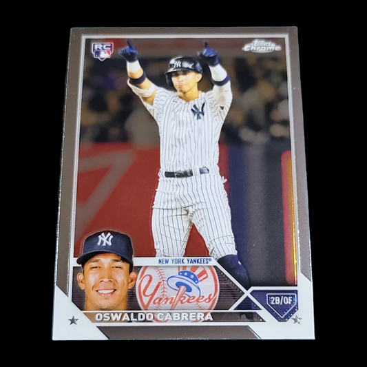 2023 Topps Chrome ORLANDO CABRERA MLB NY Yankees Flagship Rookie Card RC #69