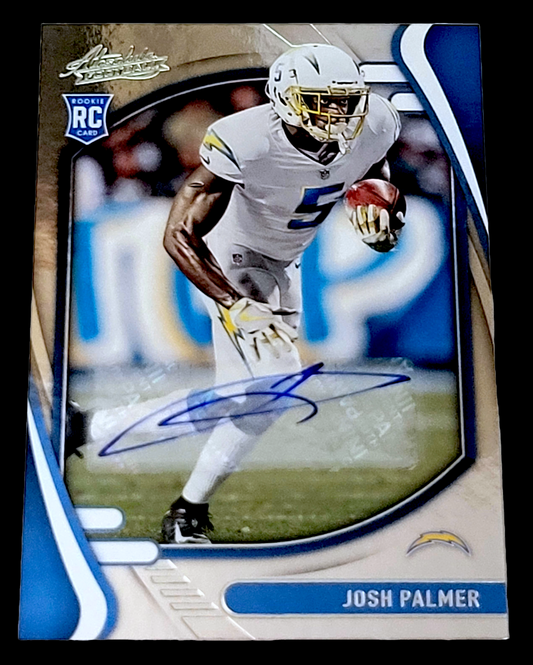 2021 Panini Absolute JOSH PALMER NFL San Diego Chargers SP Rookie RC Auto #124