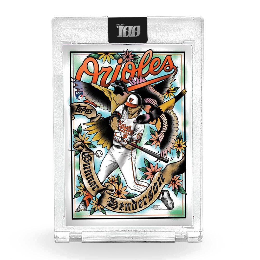 💥 2023 Topps Project100 GUNNAR HENDERSON RC MLB Luke Wessman SZN 4 /3999 #94