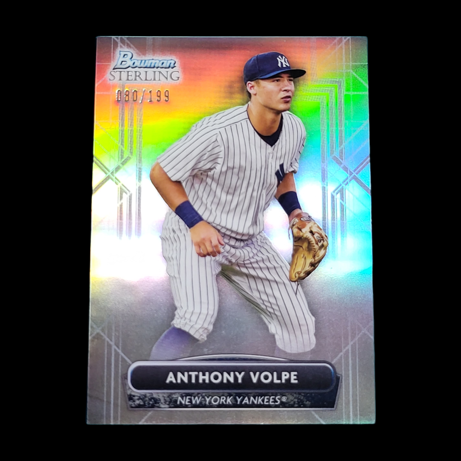 2022 Bowman Sterling ANTHONY VOLPE Yankees Silver Refractor SP Rookie RC /199