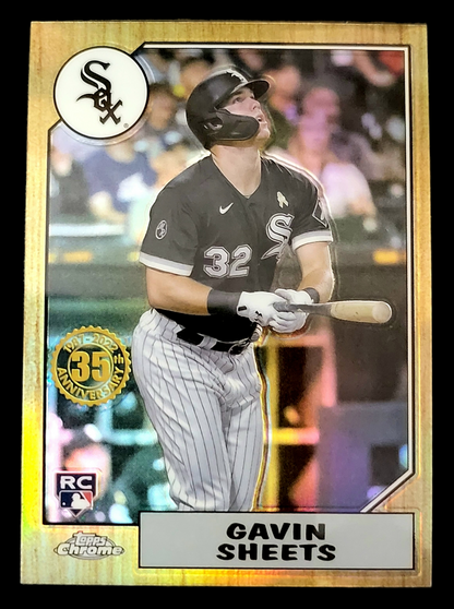 2022 Topps Chrome MLB 35th Anniversary - 1987 Topps Design - YOU PICK