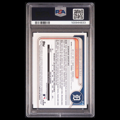 2024 Bowman Chrome Sapphire ENRIQUE JIMENEZ SSP Pink Padparadscha 1/1 1st PSA 9