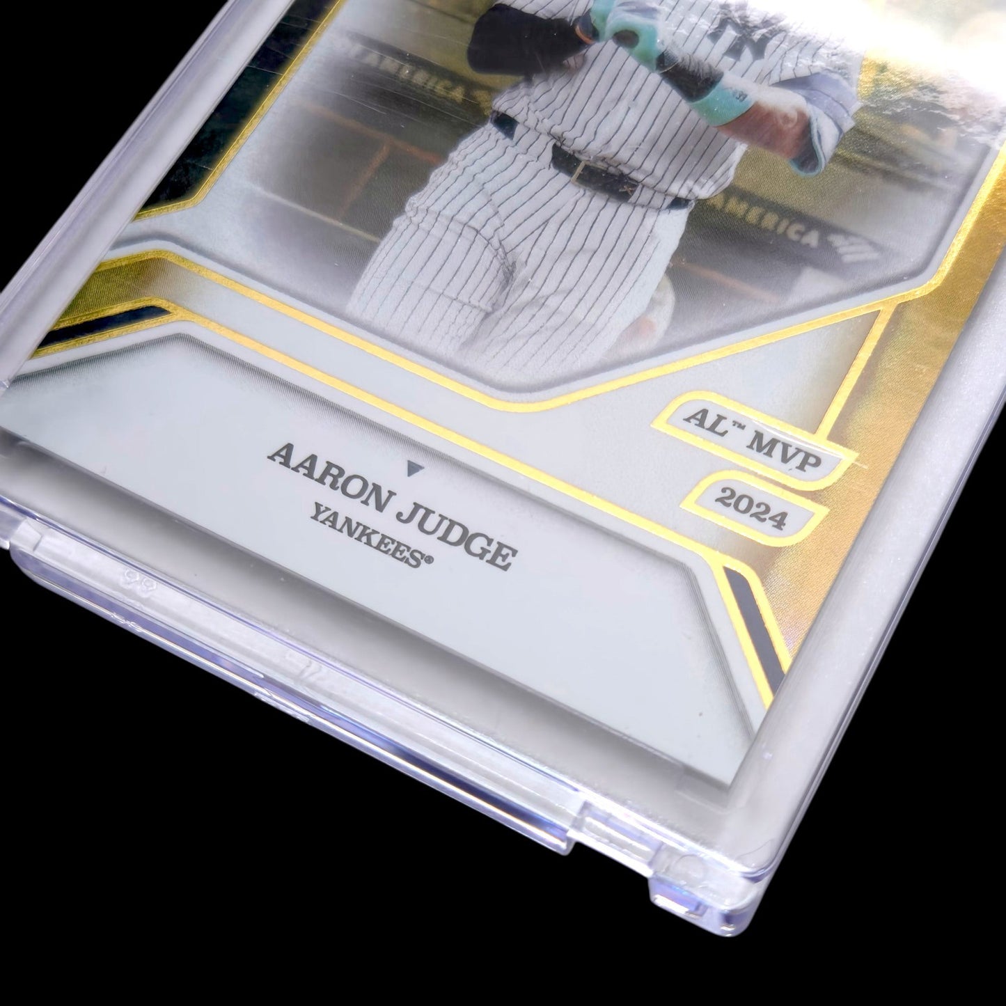 2025 Topps MVP Collection AARON JUDGE Yankees SP Gold Foil Encased 46/50 #38