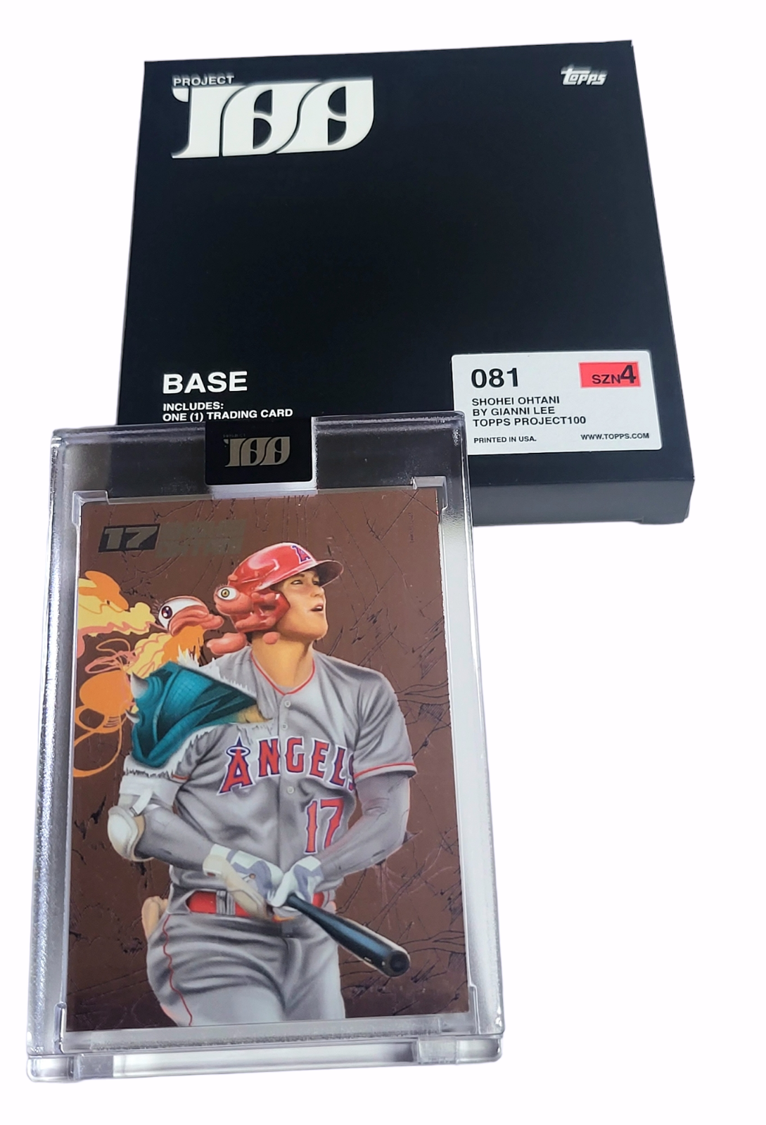 💥 2023 Topps Project100 SHOHEI OHTANI MLB by Gianni Lee SZN 4 /3999 w/Box #81