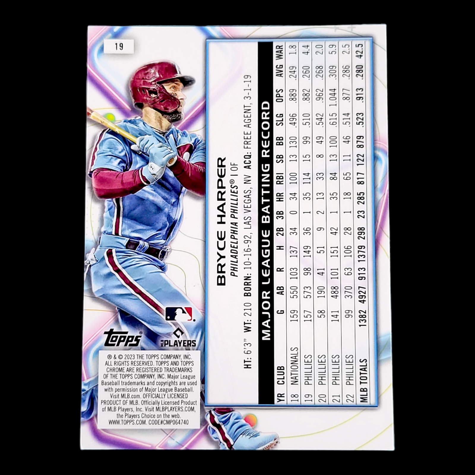 2023 Topps Chrome Cosmic - PHILADELPHIA PHILLIES -Pick a Player Card - FREE SHIP