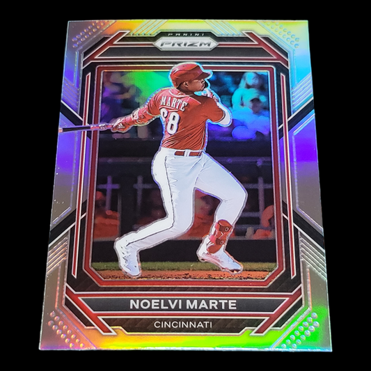 💥 2023 Panini Prizm NOELVI MARTE Reds True Silver Refractor Rookie Card RC #93