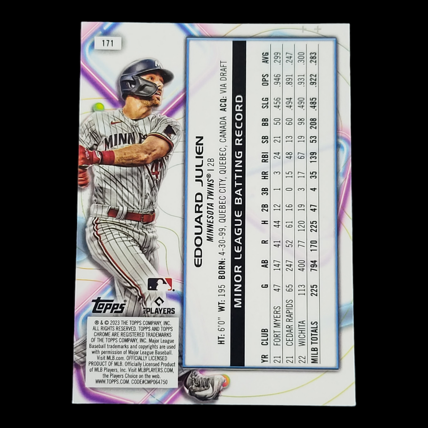2023 Topps Chrome Cosmic - MINNESOTA TWINS - Pick a Player Card - FREE SHIP
