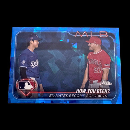 2024 Chrome Update Sapphire SHOHEI OHTANI / MIKE TROUT Veteran Combos Refractor