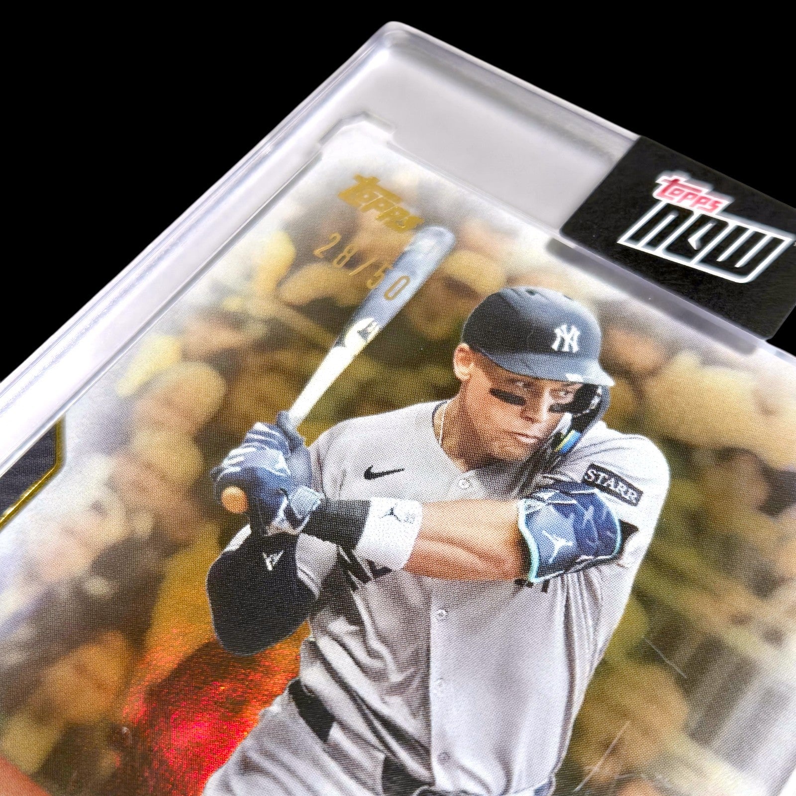 2025 Topps MVP Collection AARON JUDGE Yankees SP Gold Foil Encased 28/50 #49
