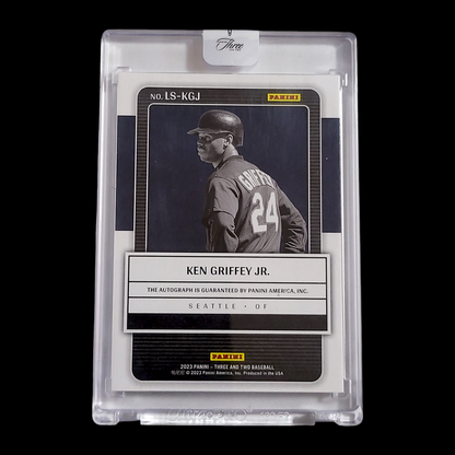 2023 Panini Three & Two KEN GRIFFEY JR. Encased Legendary Signatures SSP Auto /3