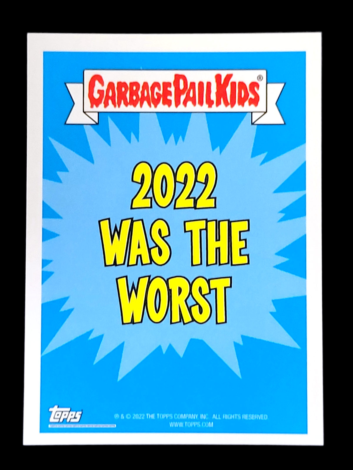2022 Was the Worst - GPK Garbage Pail Kids Asteroid HUNTER  NASA DART Mission #2
