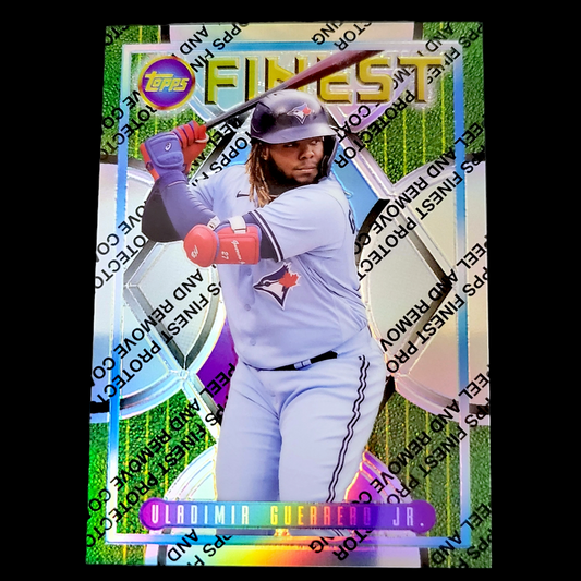 2021 Topps Finest Flashbacks VLADIMIR GUERRERO JR SSP Refractor Peel /10 #70