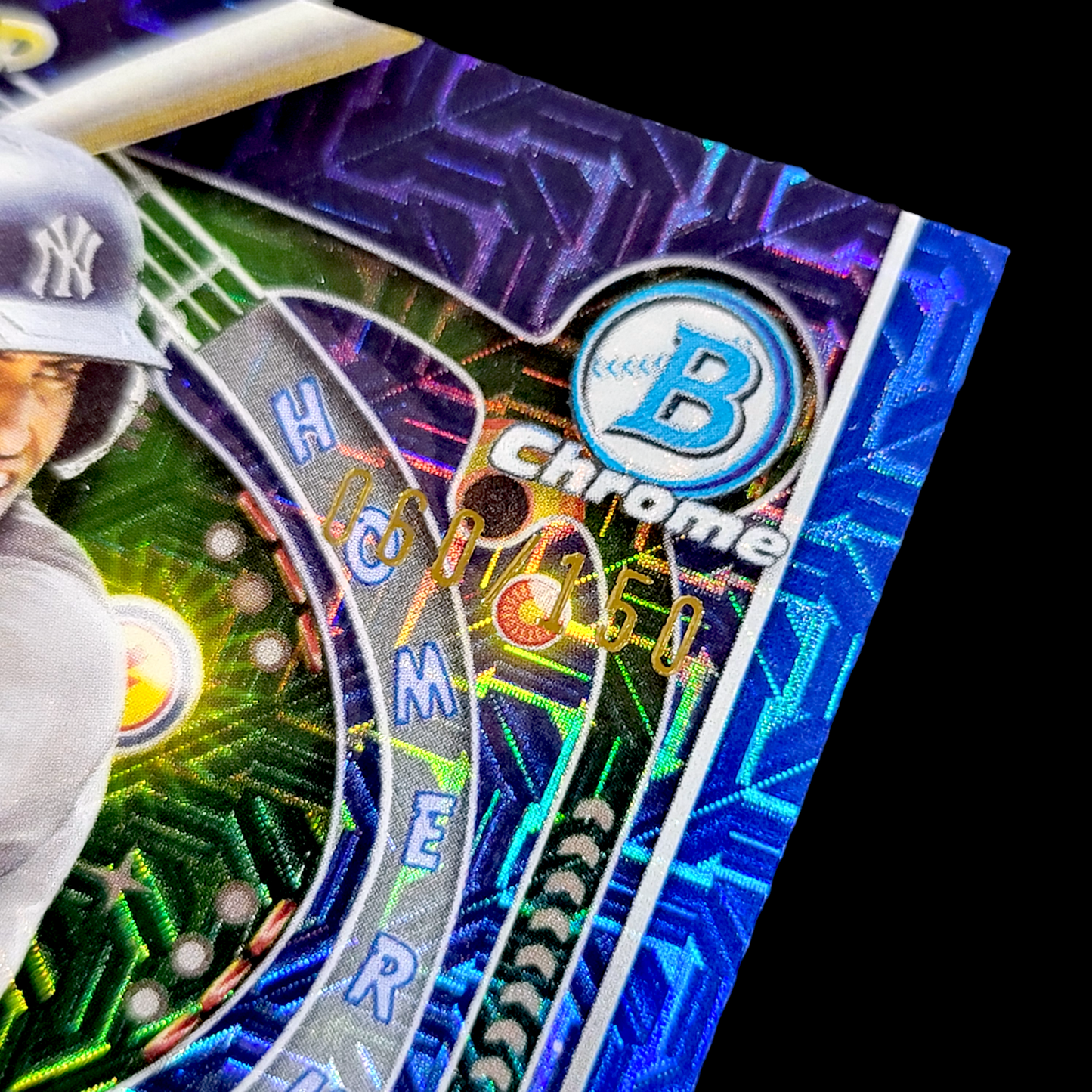 2024 Bowman Chrome GEORGE LOMBARD JR. Prospect Power Blue Mojo Refractor RC /150