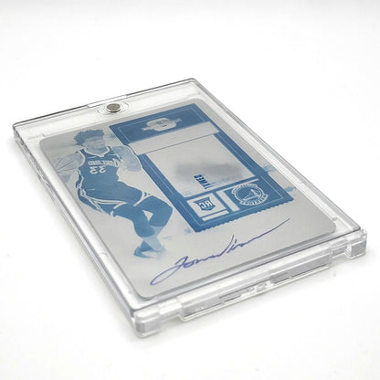 2020-21 Contenders Optic James Wiseman SSP Printing Plate On-Card Auto RC 1/1
