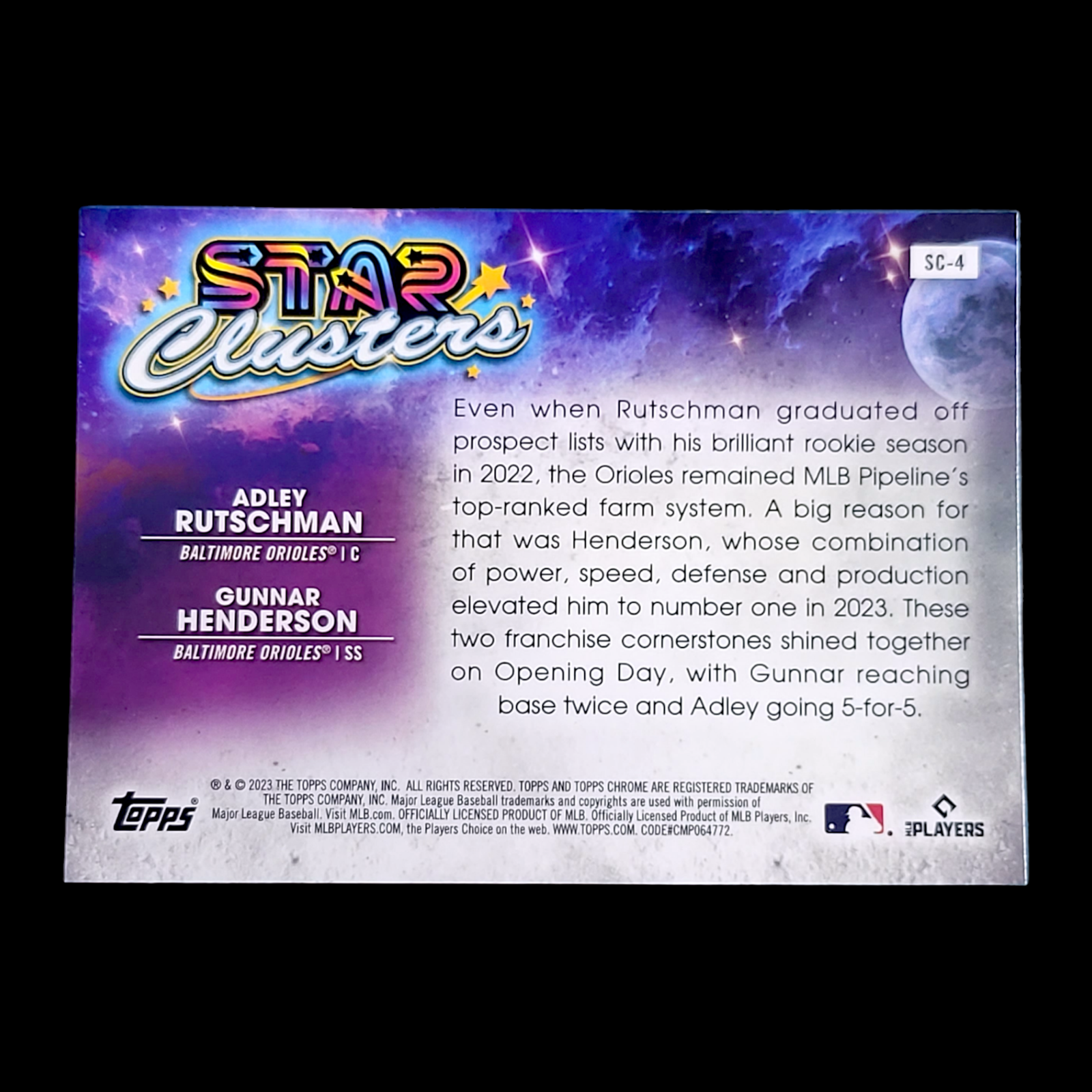 2023 Topps Chrome Cosmic - BALTIMORE ORIOLES - Pick a Player Card - FREE SHIP