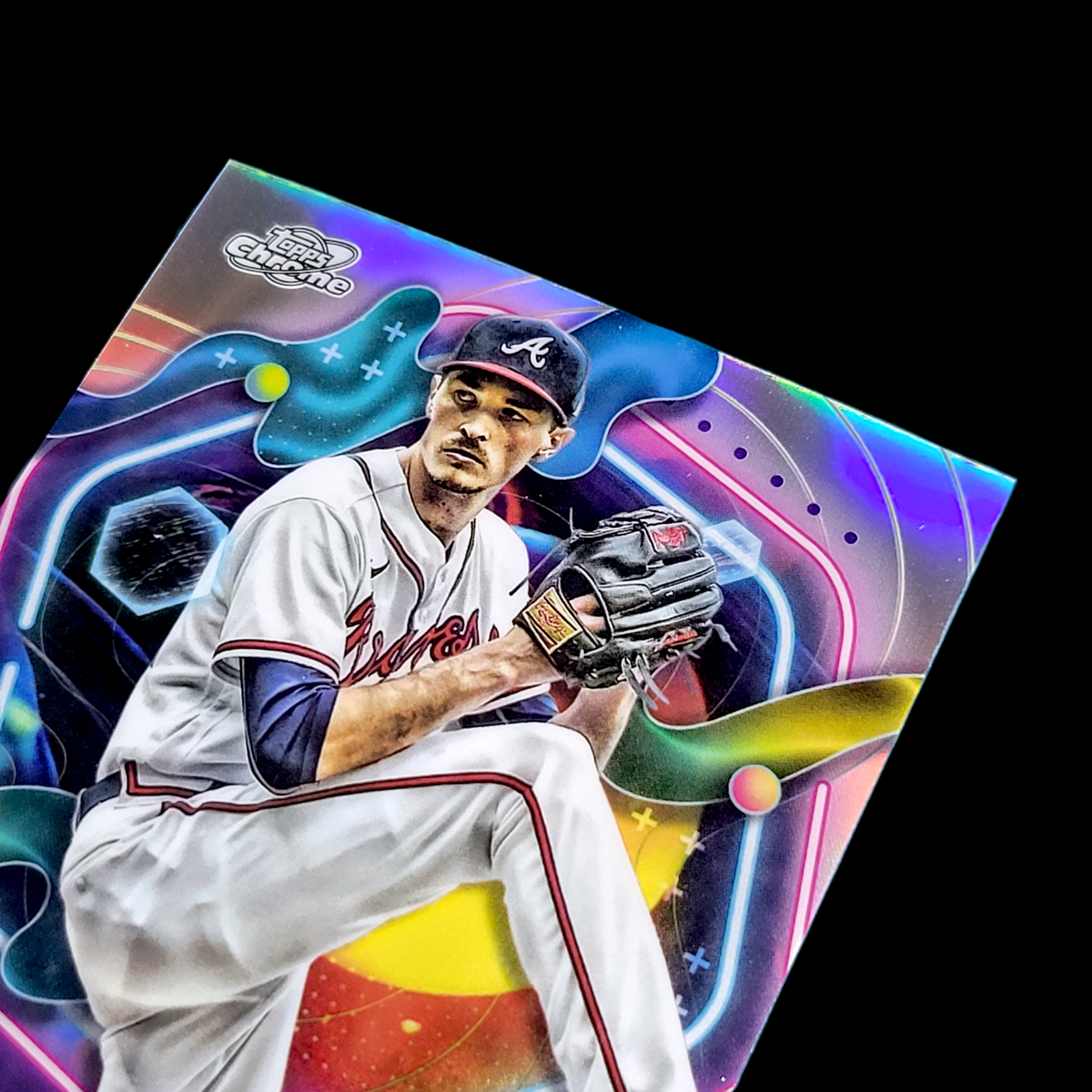 2023 Topps Chrome Cosmic MAX FRIED Atlanta Braves Silver REFRACTOR #46