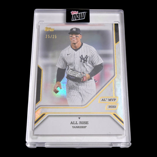 2025 Topps MVP Collection AARON JUDGE Kanji Language Foil SSP ALL RISE 25/25 #33